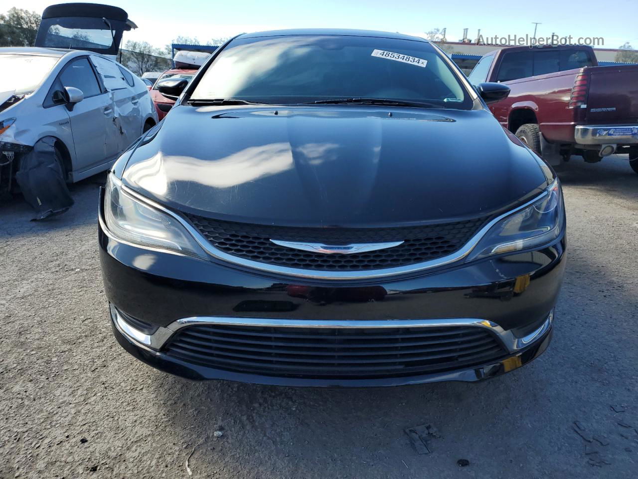 2015 Chrysler 200 Limited Black vin: 1C3CCCAB4FN746618