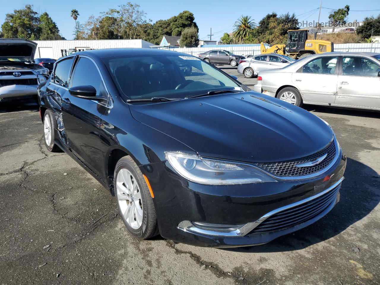 2016 Chrysler 200 Limited Black vin: 1C3CCCAB4GN105177