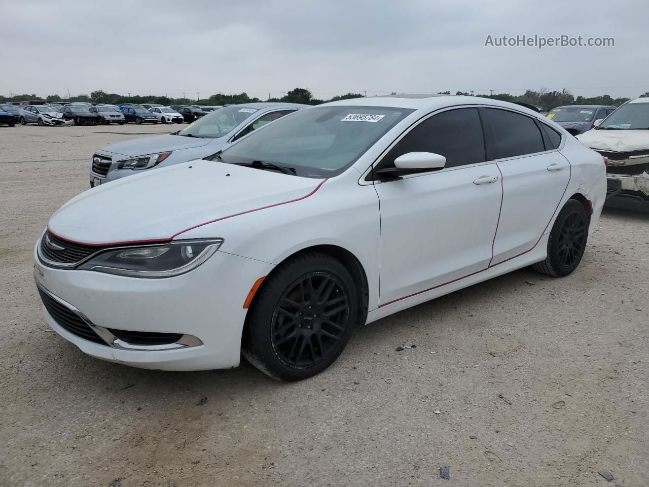 2016 Chrysler 200 Limited White vin: 1C3CCCAB4GN113358