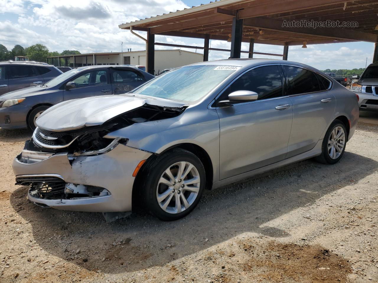 2016 Chrysler 200 Limited Серебряный vin: 1C3CCCAB4GN128894