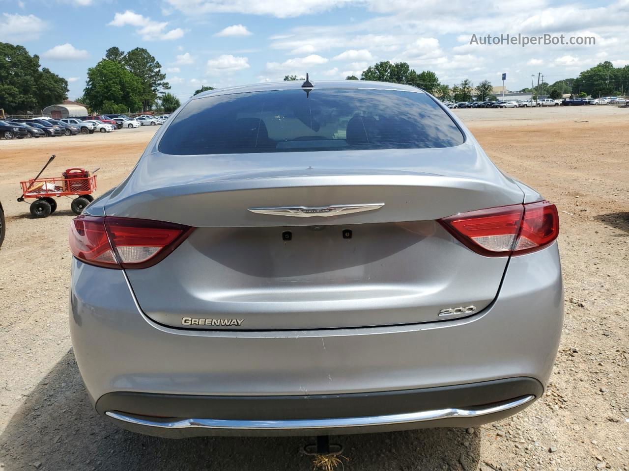 2016 Chrysler 200 Limited Silver vin: 1C3CCCAB4GN128894