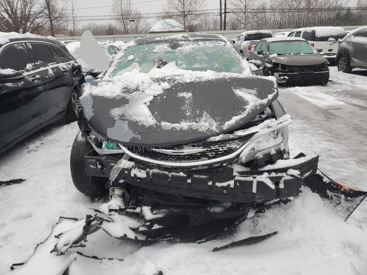 2016 Chrysler 200 Limited Gray vin: 1C3CCCAB4GN131603