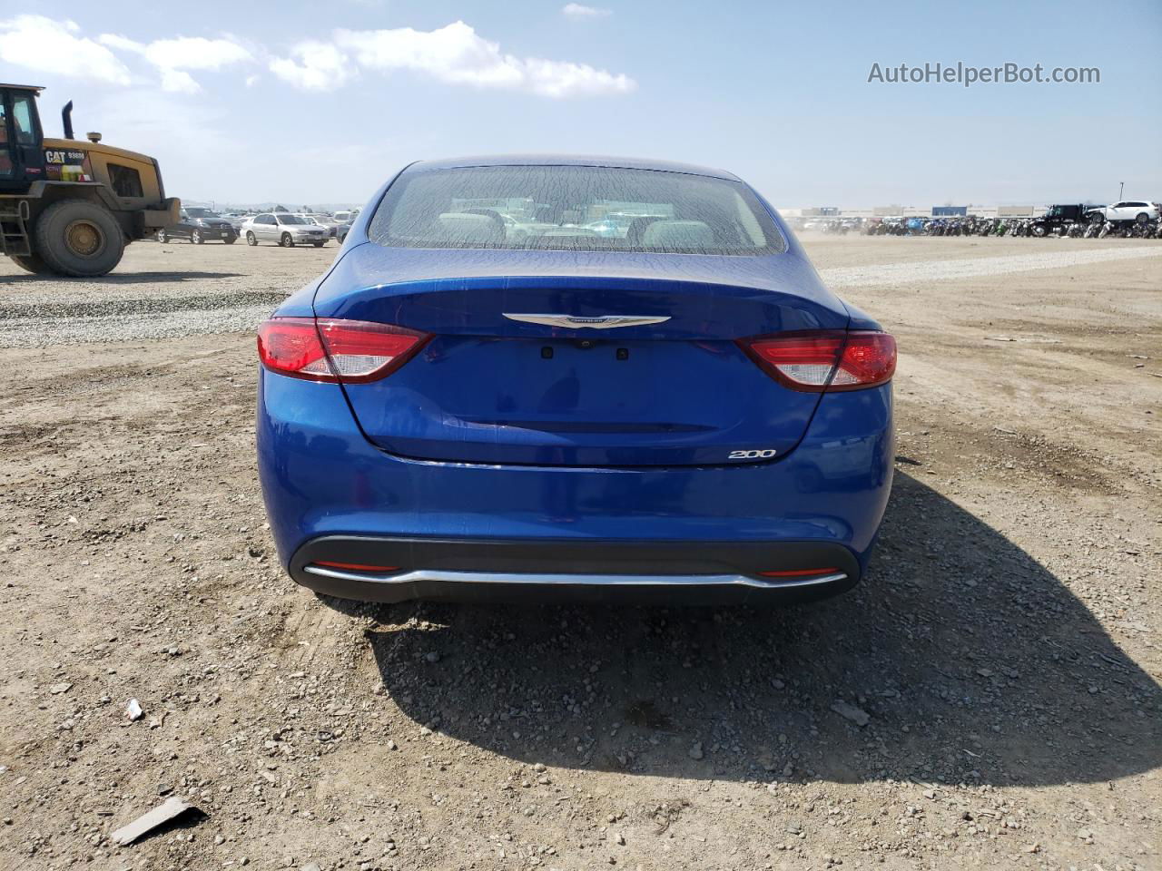 2016 Chrysler 200 Limited Синий vin: 1C3CCCAB4GN150121