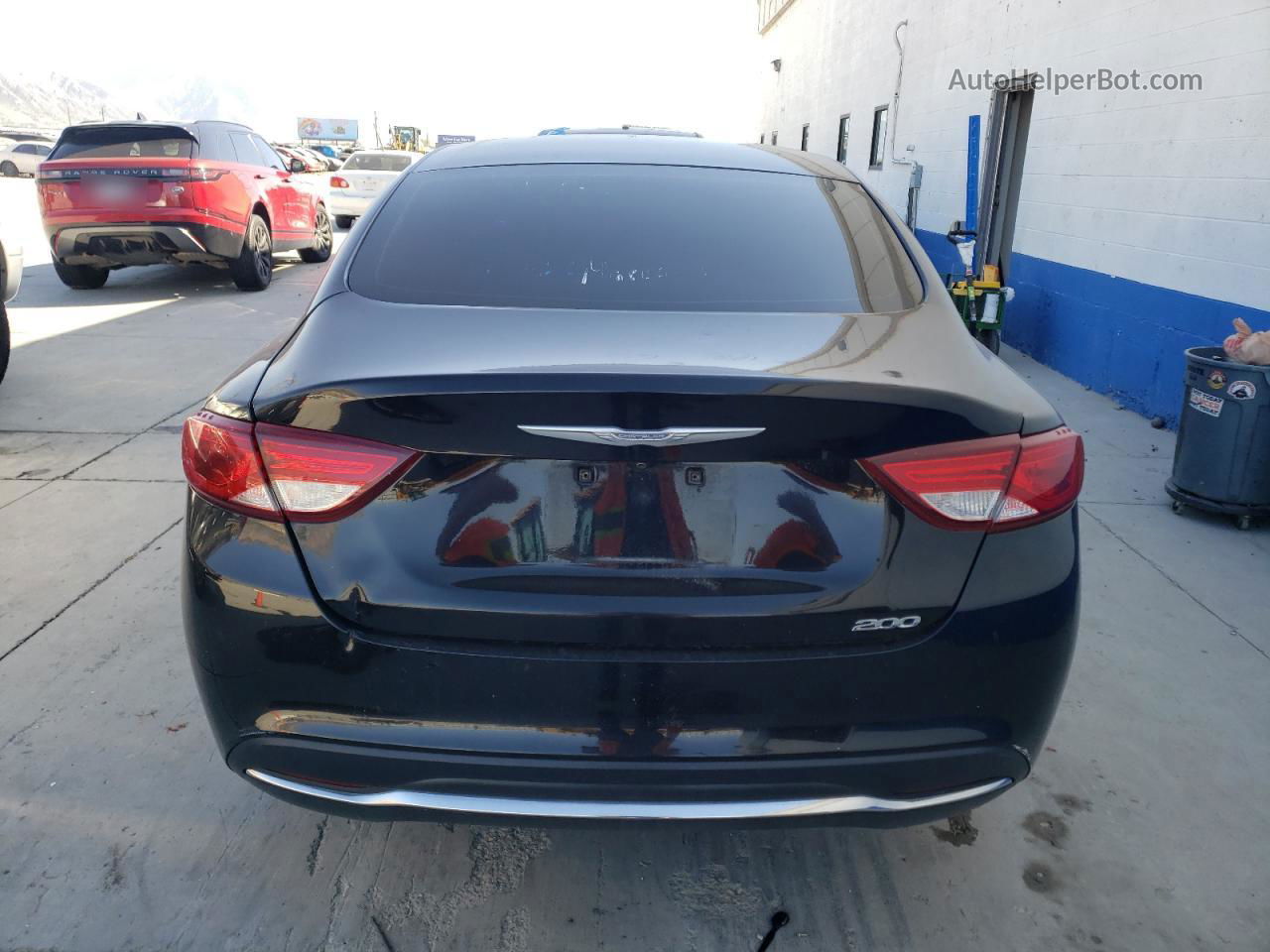 2016 Chrysler 200 Limited Black vin: 1C3CCCAB4GN159241