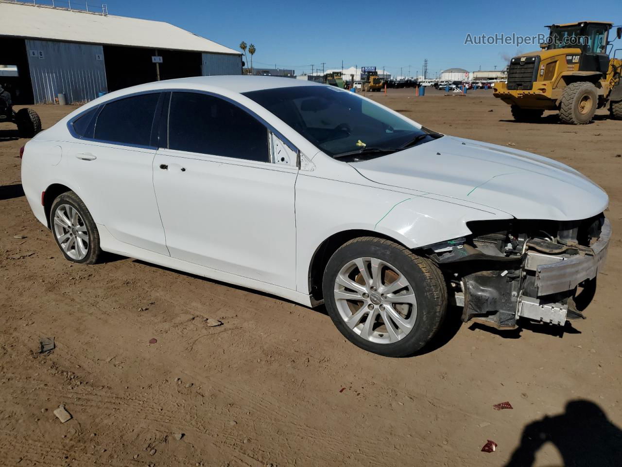 2016 Chrysler 200 Limited White vin: 1C3CCCAB4GN164939