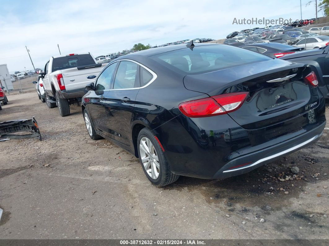 2016 Chrysler 200 Limited Black vin: 1C3CCCAB4GN167128