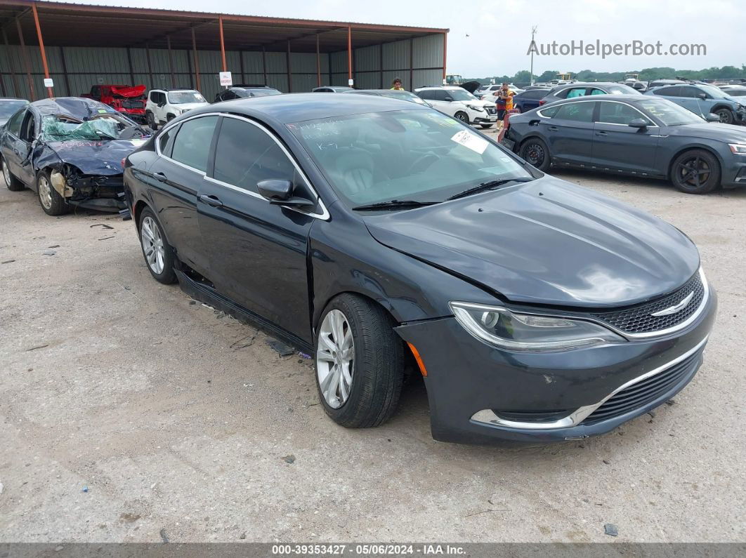 2016 Chrysler 200 Limited Platinum Серый vin: 1C3CCCAB4GN191316