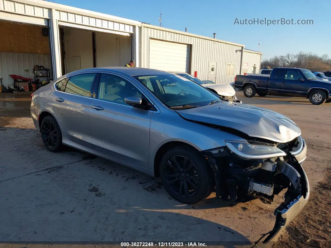 2016 Chrysler 200 Limited Gray vin: 1C3CCCAB4GN193213