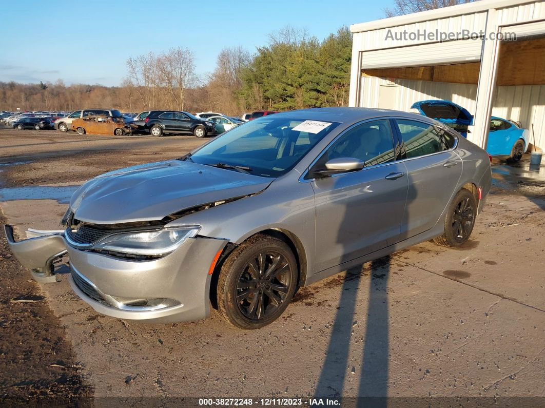 2016 Chrysler 200 Limited Gray vin: 1C3CCCAB4GN193213