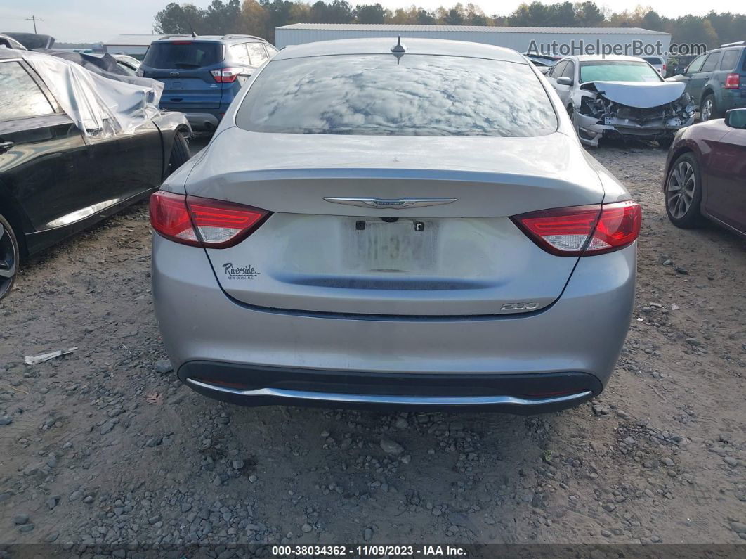 2017 Chrysler 200 Limited Platinum Серебряный vin: 1C3CCCAB4HN500719