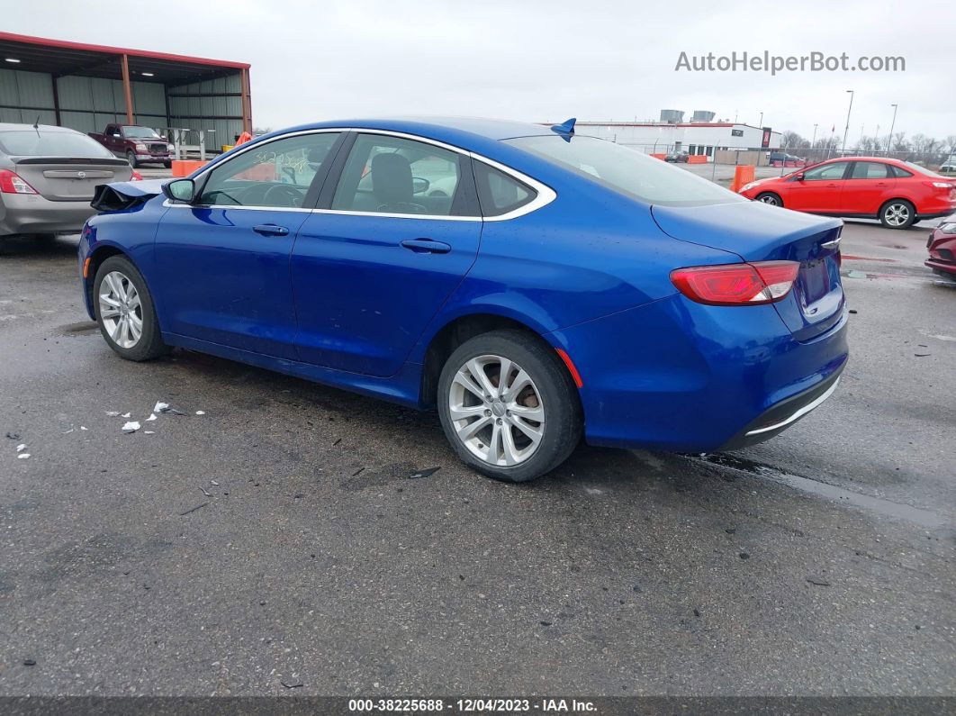 2017 Chrysler 200 Limited Platinum Синий vin: 1C3CCCAB4HN502423