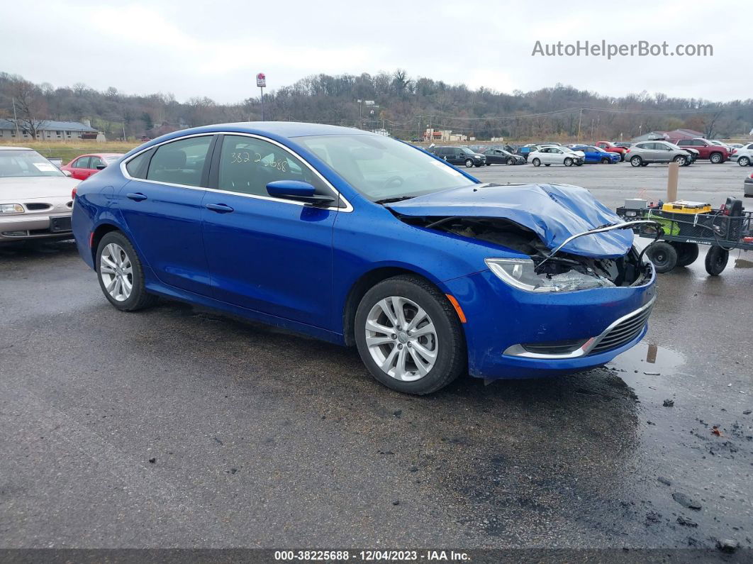 2017 Chrysler 200 Limited Platinum Синий vin: 1C3CCCAB4HN502423