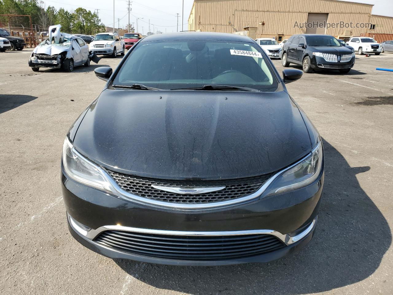 2017 Chrysler 200 Limited Black vin: 1C3CCCAB4HN504754