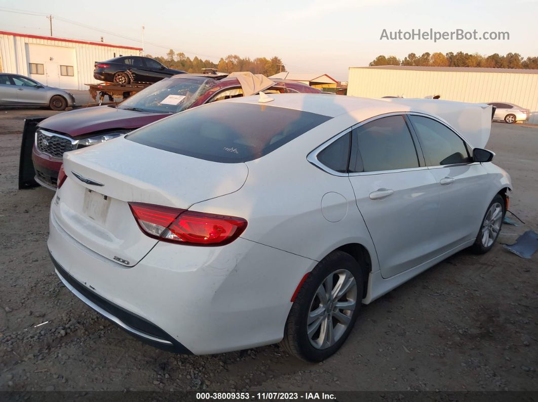 2017 Chrysler 200 Limited Platinum White vin: 1C3CCCAB4HN507301