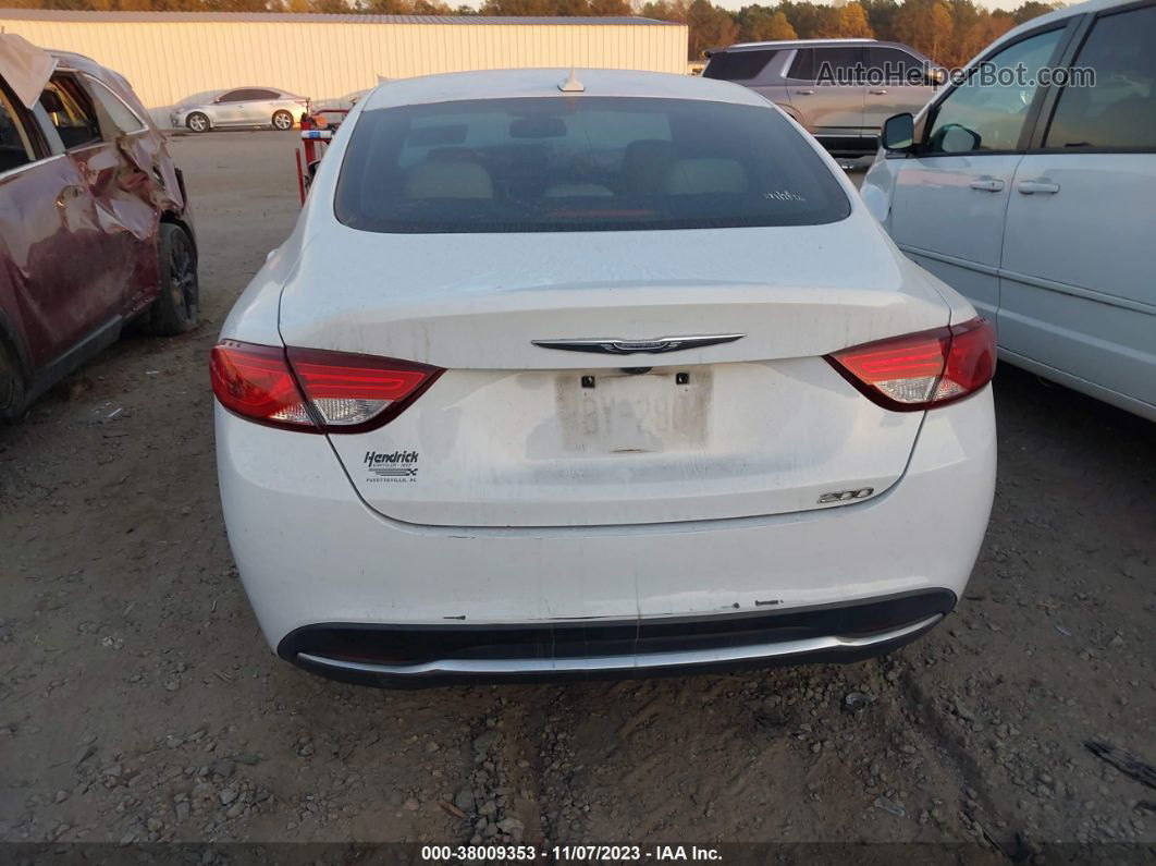 2017 Chrysler 200 Limited Platinum White vin: 1C3CCCAB4HN507301