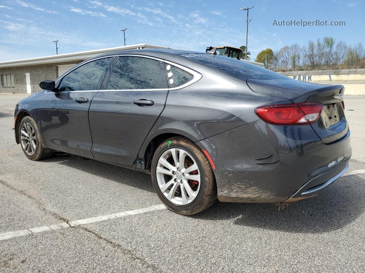 2017 Chrysler 200 Limited Серый vin: 1C3CCCAB4HN511090