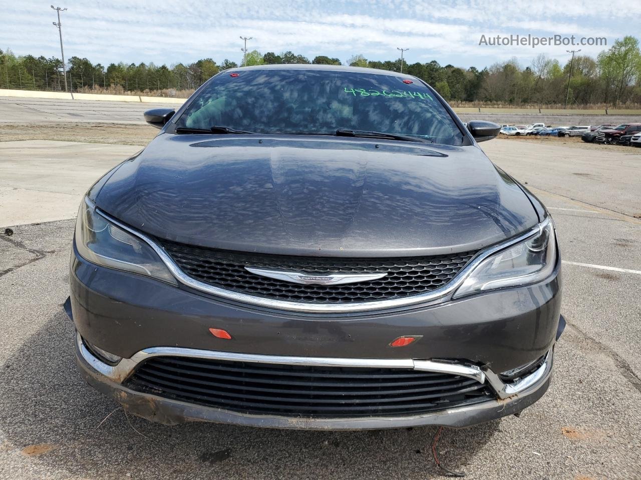 2017 Chrysler 200 Limited Gray vin: 1C3CCCAB4HN511090