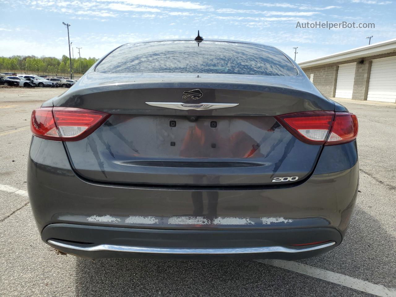 2017 Chrysler 200 Limited Gray vin: 1C3CCCAB4HN511090