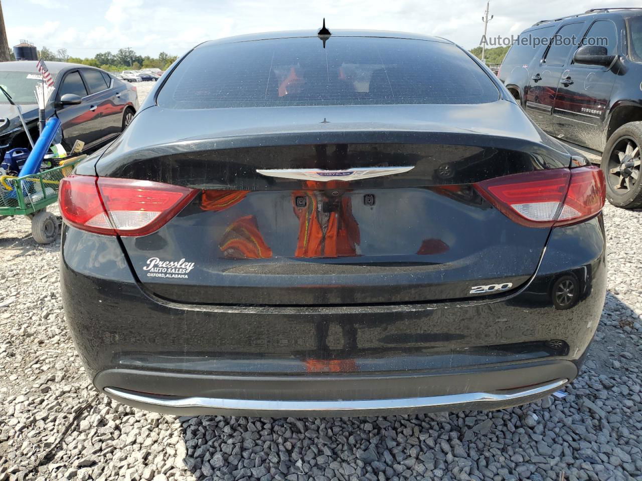 2017 Chrysler 200 Limited Black vin: 1C3CCCAB4HN511557