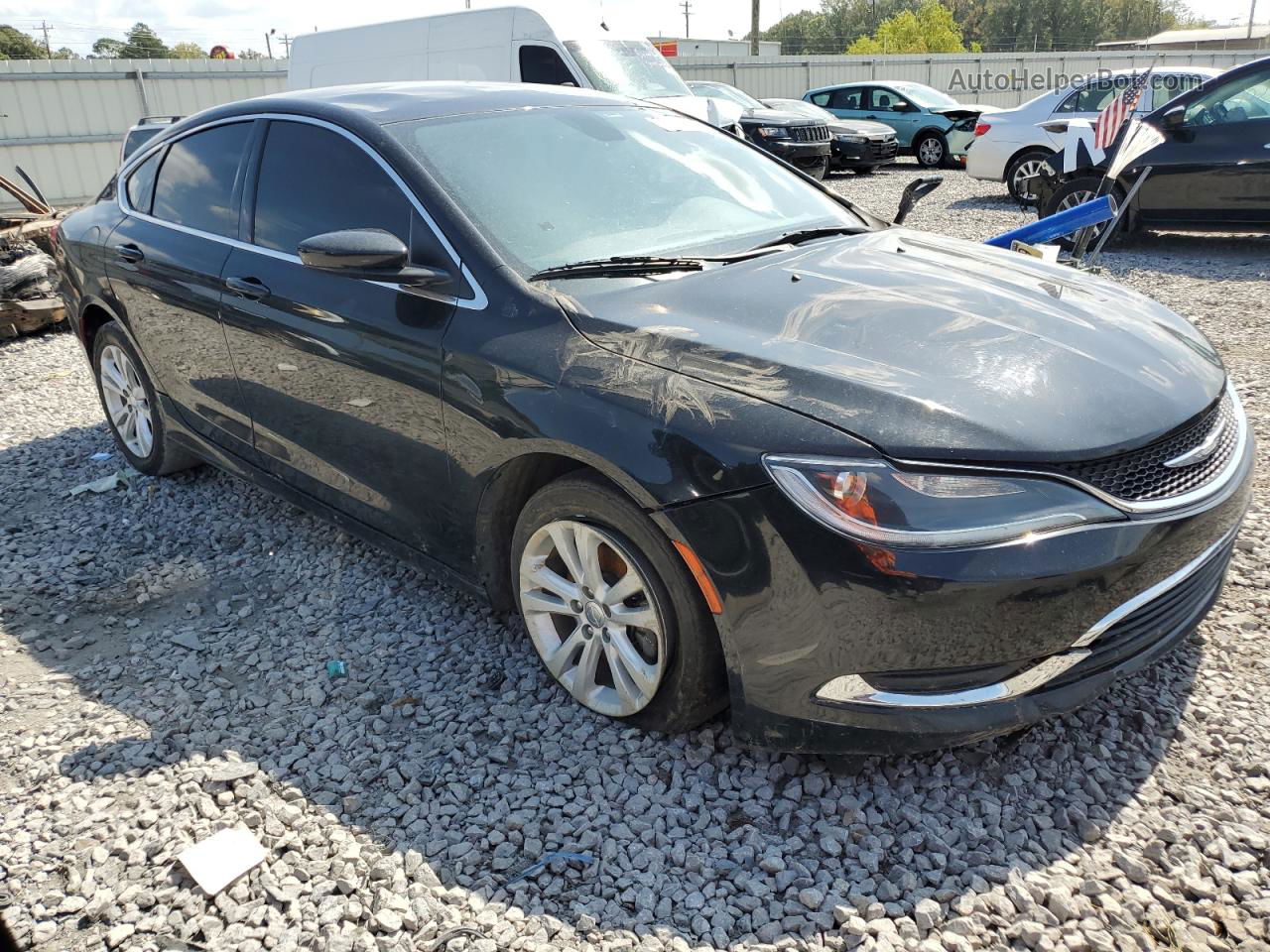 2017 Chrysler 200 Limited Black vin: 1C3CCCAB4HN511557