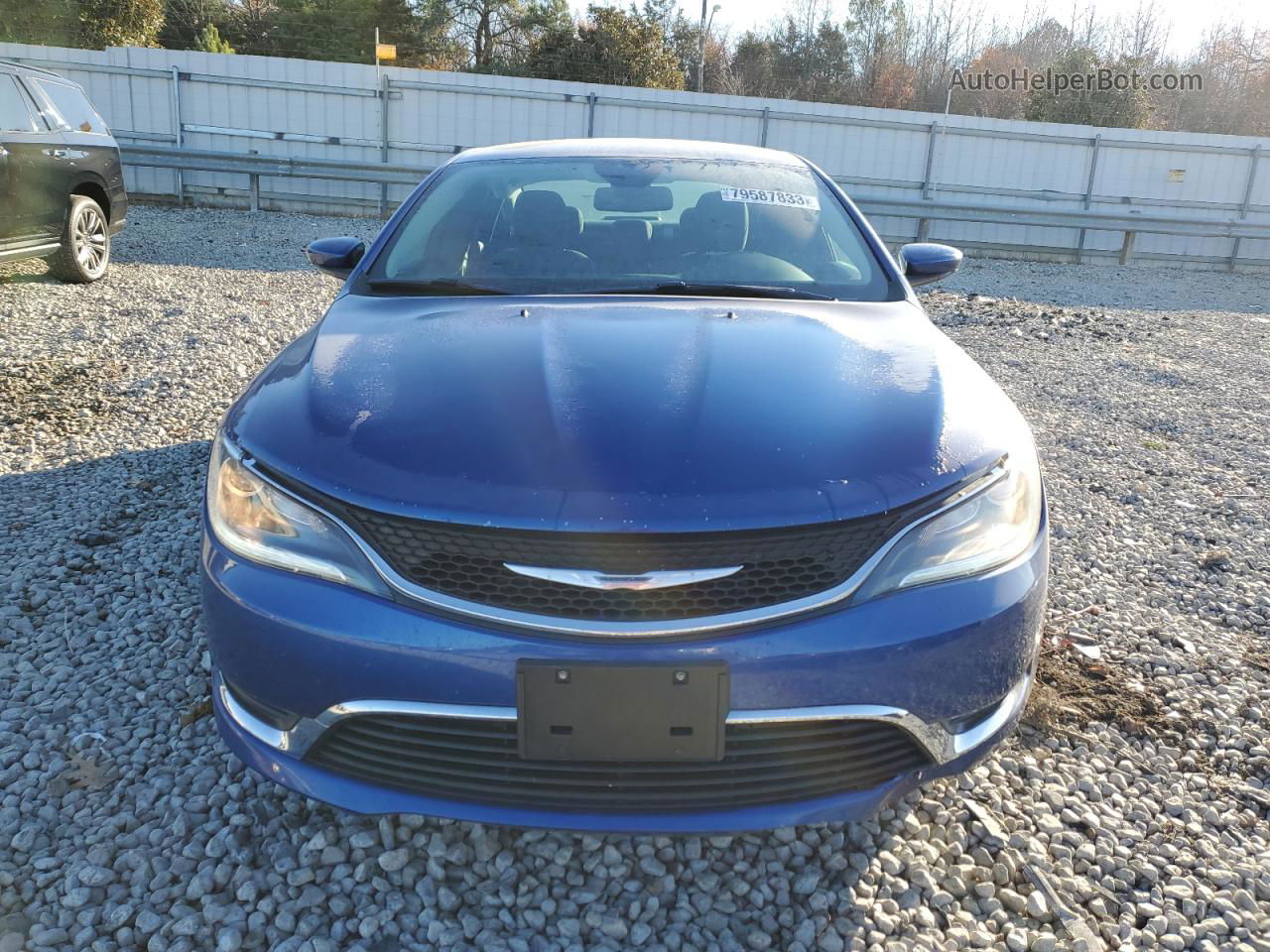 2015 Chrysler 200 Limited Blue vin: 1C3CCCAB5FN546394