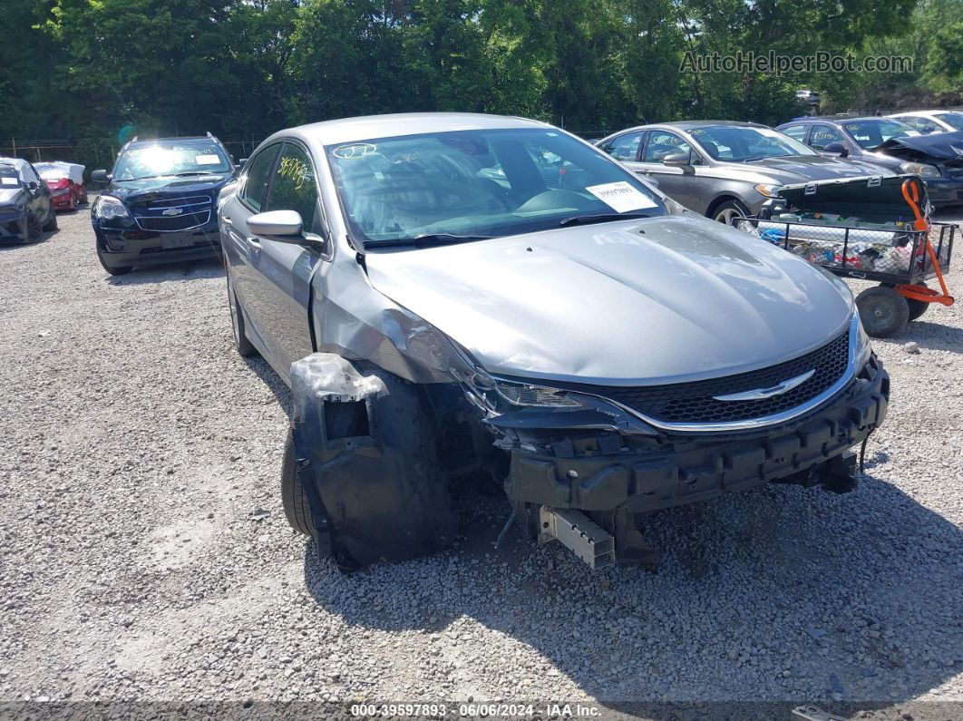 2015 Chrysler 200 Limited Серебряный vin: 1C3CCCAB5FN550462