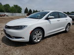 2015 Chrysler 200 Limited White vin: 1C3CCCAB5FN552258