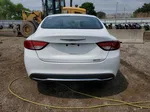 2015 Chrysler 200 Limited White vin: 1C3CCCAB5FN552258