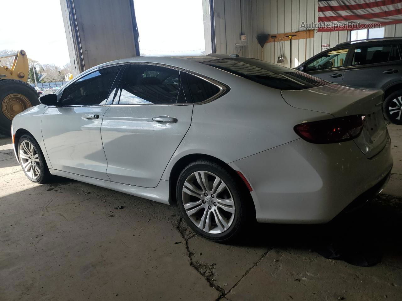 2015 Chrysler 200 Limited White vin: 1C3CCCAB5FN556293