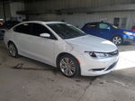 2015 Chrysler 200 Limited White vin: 1C3CCCAB5FN556293