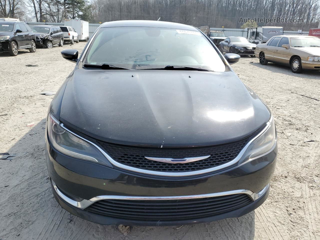 2015 Chrysler 200 Limited Черный vin: 1C3CCCAB5FN601149