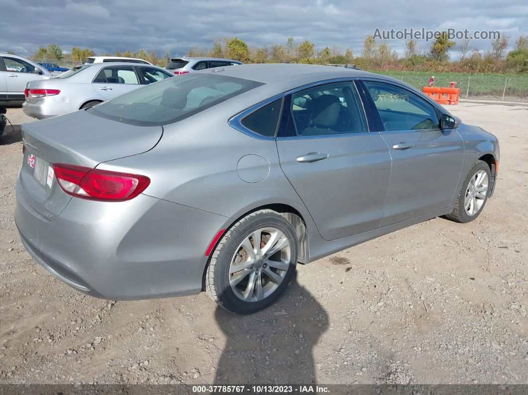 2015 Chrysler 200 Limited Silver vin: 1C3CCCAB5FN608313