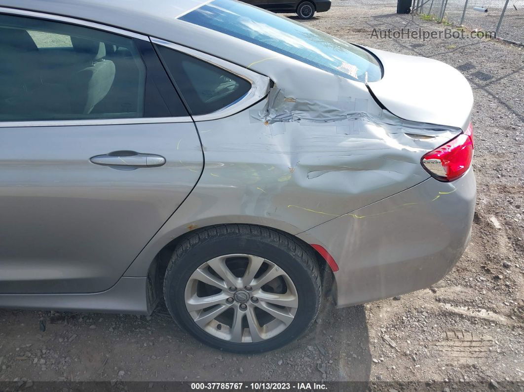 2015 Chrysler 200 Limited Silver vin: 1C3CCCAB5FN608313