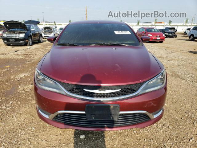 2015 Chrysler 200 Limited Red vin: 1C3CCCAB5FN621613