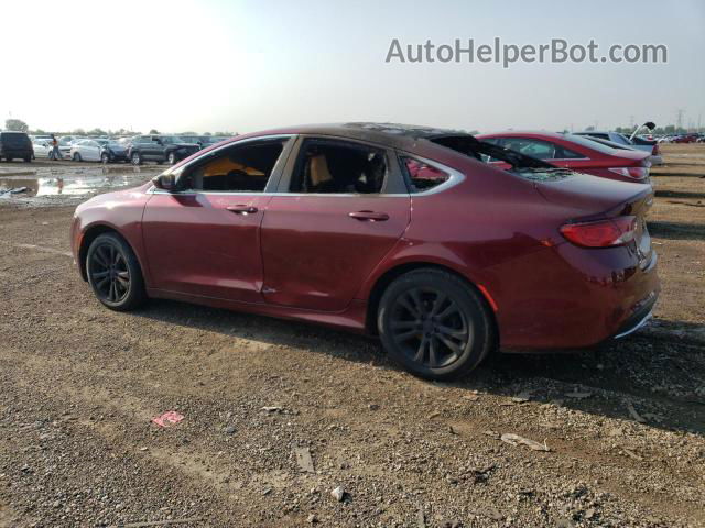 2015 Chrysler 200 Limited Red vin: 1C3CCCAB5FN621613