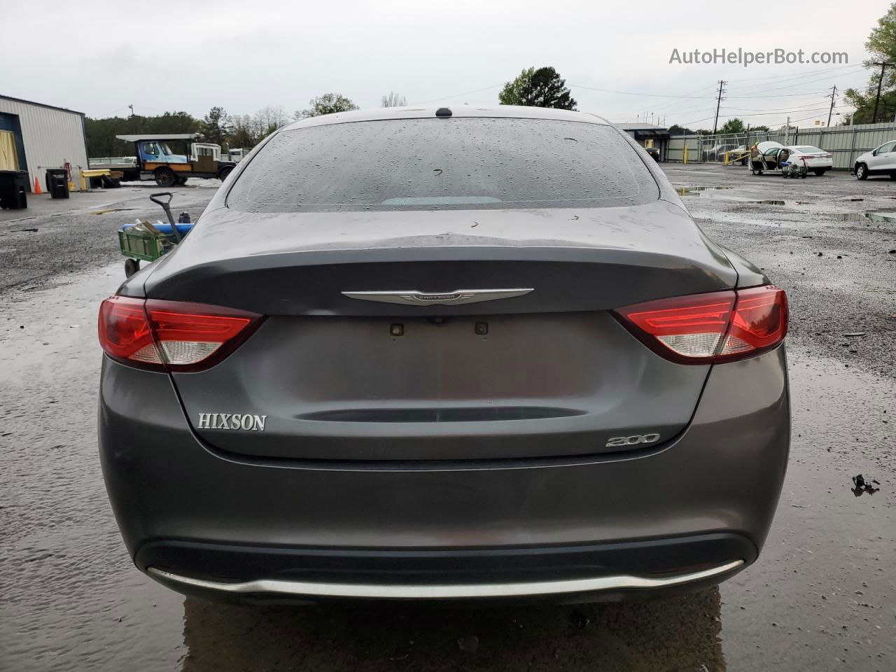 2015 Chrysler 200 Limited Gray vin: 1C3CCCAB5FN645300