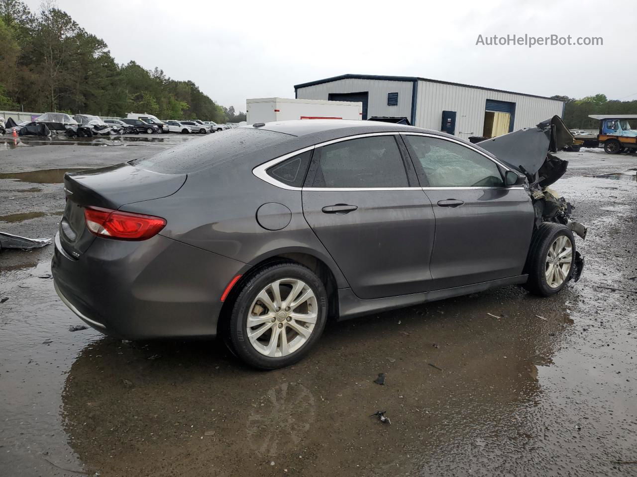 2015 Chrysler 200 Limited Gray vin: 1C3CCCAB5FN645300