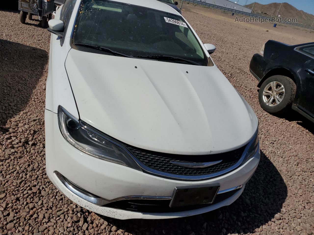 2015 Chrysler 200 Limited White vin: 1C3CCCAB5FN685280