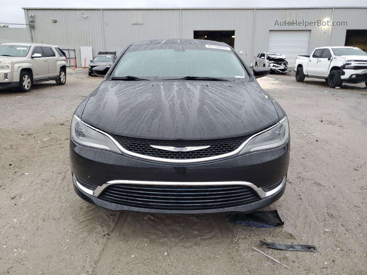 2015 Chrysler 200 Limited Черный vin: 1C3CCCAB5FN689362