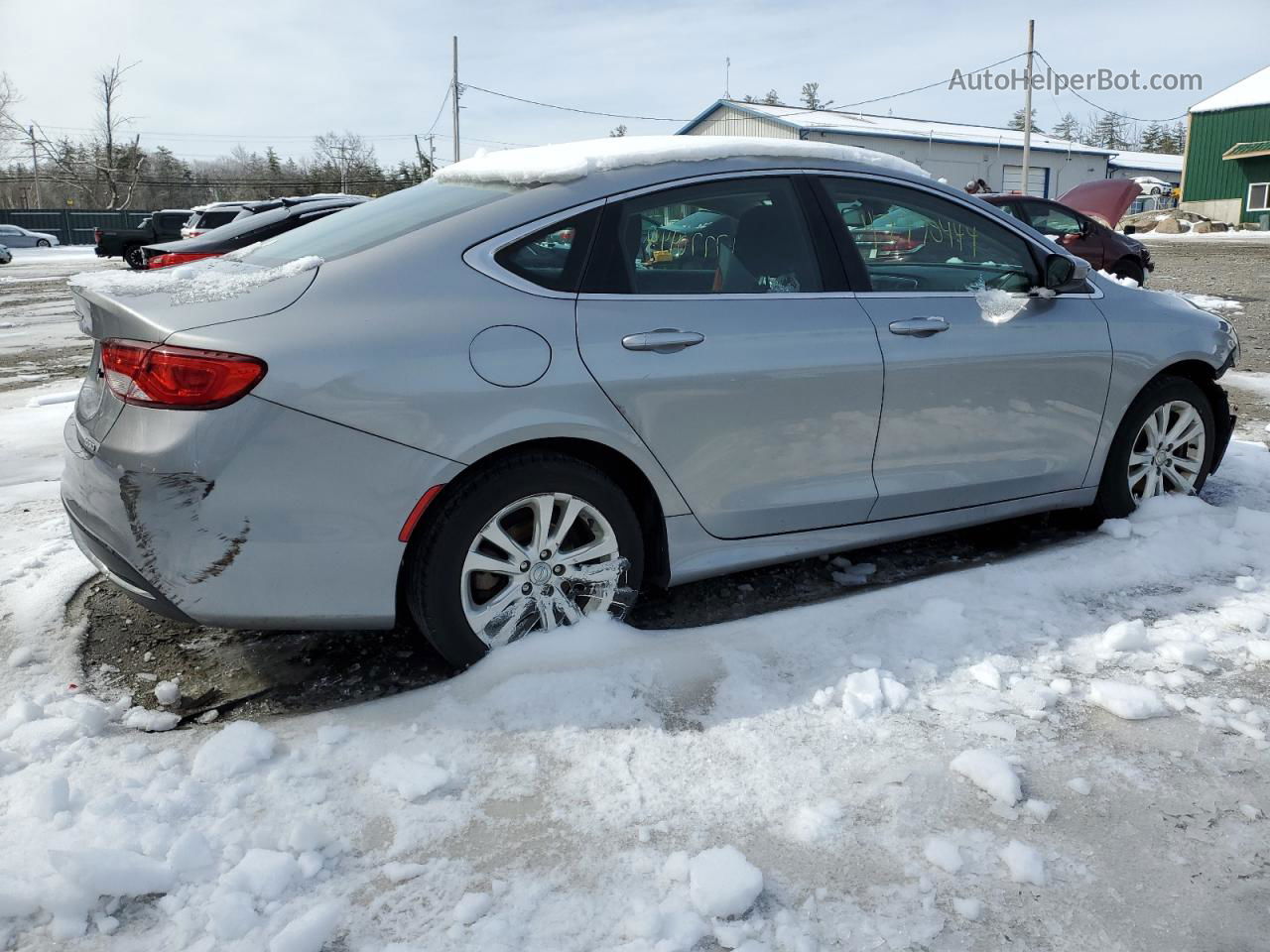 2015 Chrysler 200 Limited Серебряный vin: 1C3CCCAB5FN691046