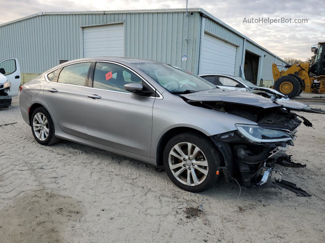 2015 Chrysler 200 Limited Серый vin: 1C3CCCAB5FN741489