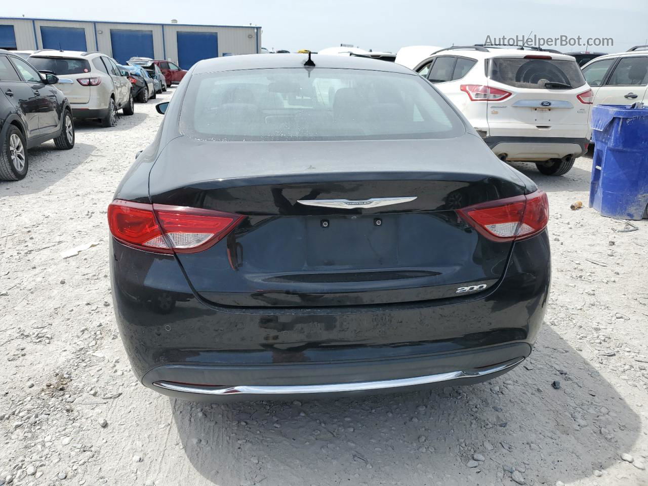 2015 Chrysler 200 Limited Черный vin: 1C3CCCAB5FN751391