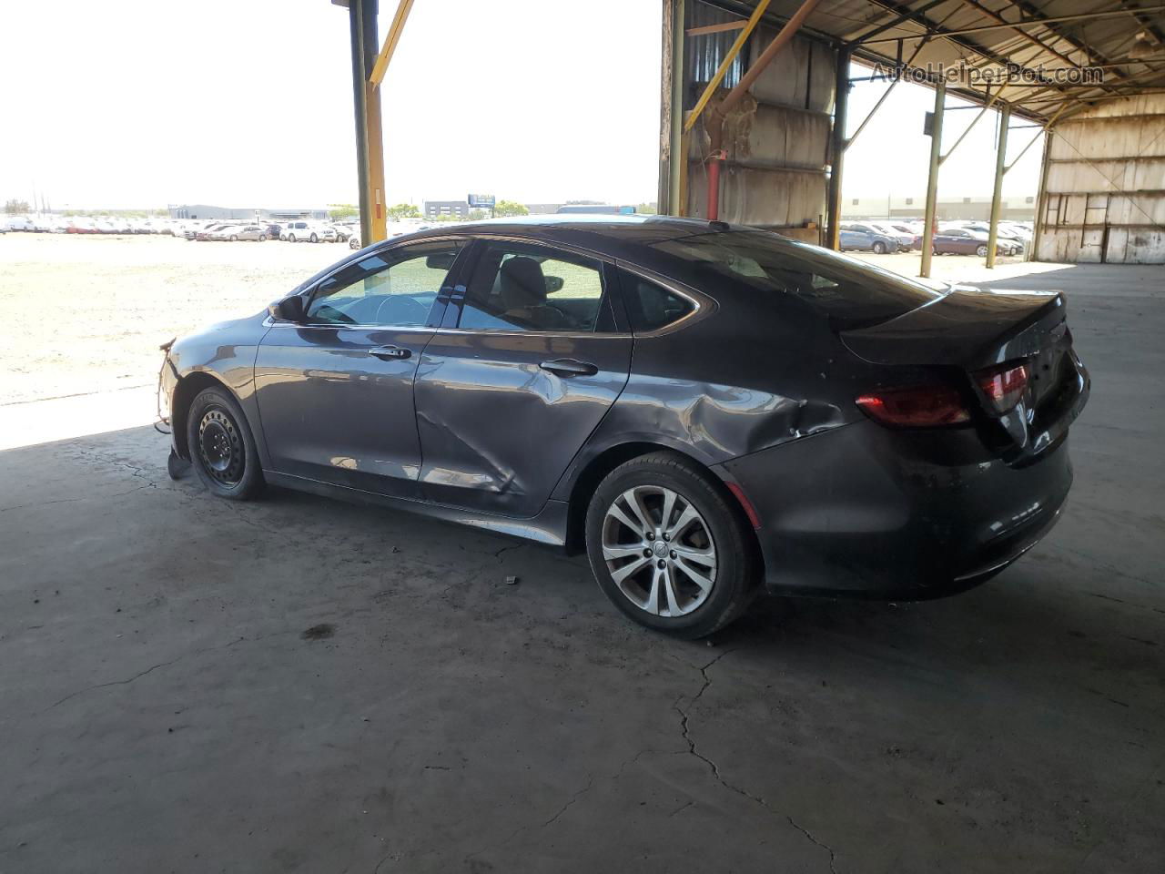 2015 Chrysler 200 Limited Gray vin: 1C3CCCAB5FN756011