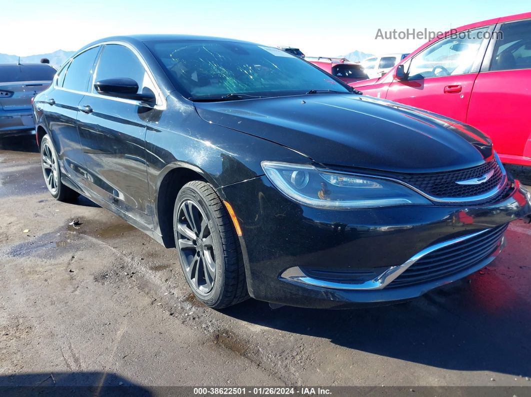 2016 Chrysler 200 Limited Black vin: 1C3CCCAB5GN101462