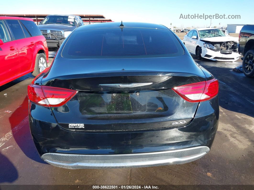 2016 Chrysler 200 Limited Черный vin: 1C3CCCAB5GN101462