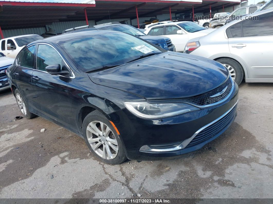 2016 Chrysler 200 Limited Black vin: 1C3CCCAB5GN104409