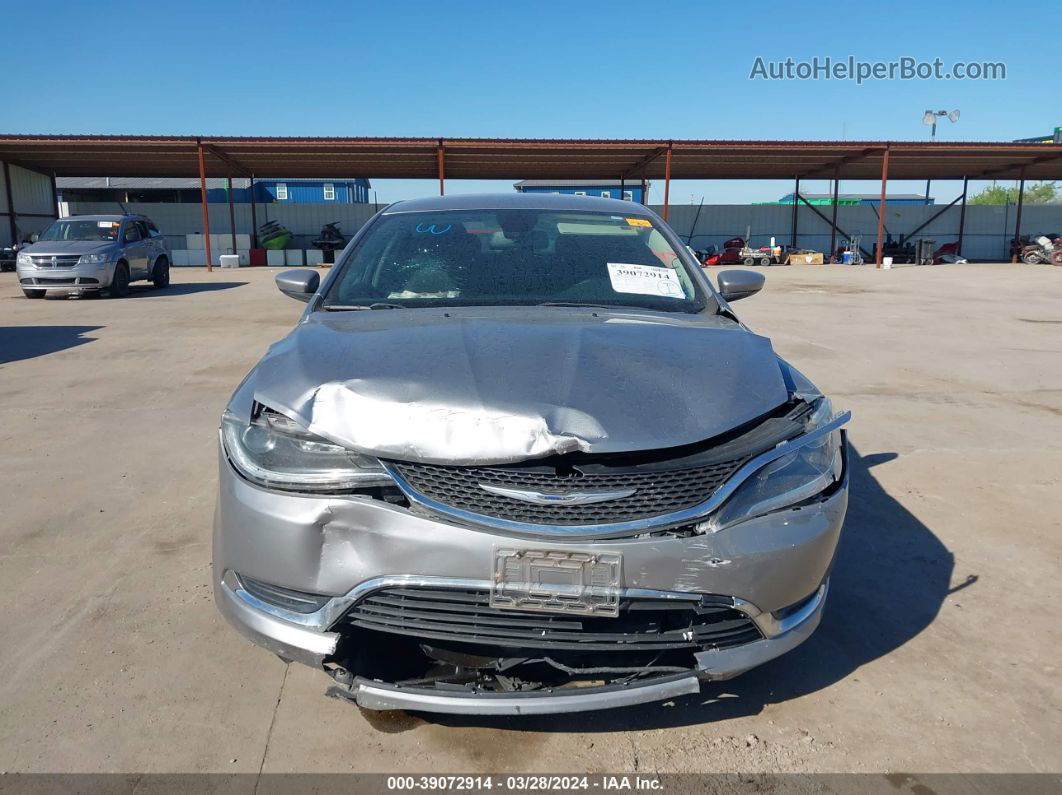 2016 Chrysler 200 Limited Silver vin: 1C3CCCAB5GN105947