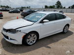 2016 Chrysler 200 Limited White vin: 1C3CCCAB5GN118875