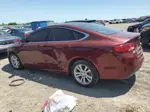 2016 Chrysler 200 Limited Burgundy vin: 1C3CCCAB5GN125020