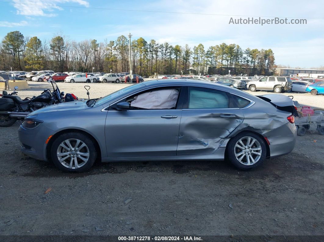 2016 Chrysler 200 Limited Gray vin: 1C3CCCAB5GN130427